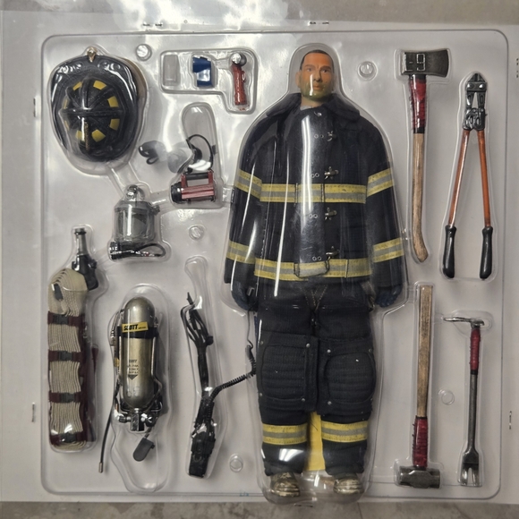 Firefighter Action Figure Set with Accessories